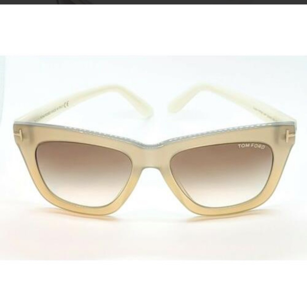Tom Ford TF 361 Celina Sunglasses 34F Shiny Light Bronze / Brown Gradient